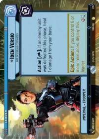 Iden Versio - Inferno Squad Commander (Hyperspace) - 270 - Rare - Español
