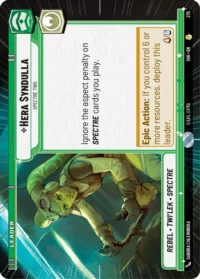 Hera Syndulla - Spectre Two (Hyperspace) - 275 - Rare - inglés