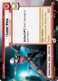 Sabine Wren - Galvanized Revolutionary (Hyperspace) - 280 - Common - inglés