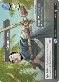 Chirrut Imwe - One With The Force (Showcase) - 256 - Rare - inglés
