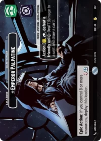 Emperor Palpatine - Galactic Ruler (Showcase) - 257 - Rare - inglés