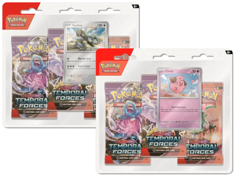 1x Blister 3-Pack Pokémon TCG: Temporal Forces - Inglés (Al azar)