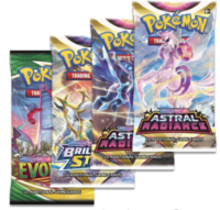 Pack especial 4x Booster Pack (1 Evolving, 1 Brilliant, 2 Astral) - Inglés