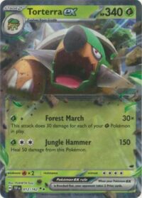 Torterra ex - 012/162 - Ultra Rare - Inglés