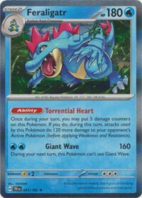 Feraligatr - 041/162 - Holo Rare - Inglés