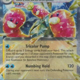 Wugtrio ex - 060/162 - Ultra Rare - Inglés