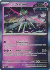 Iron Valiant - 080/162 - Holo Rare - Inglés