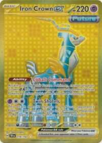Iron Crown ex - 216/162 - Gold Secret Rare - Inglés