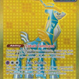 Iron Crown ex - 216/162 - Gold Secret Rare - Inglés