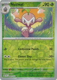 Nuzleaf - 004/162 - Common Reverse Holo - Inglés