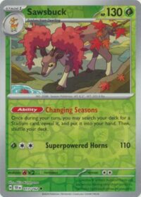 Sawsbuck - 017/162 - Uncommon Reverse Holo - Inglés