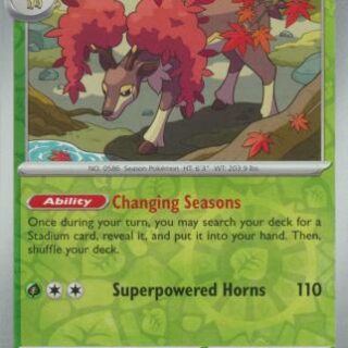 Sawsbuck - 017/162 - Uncommon Reverse Holo - Inglés