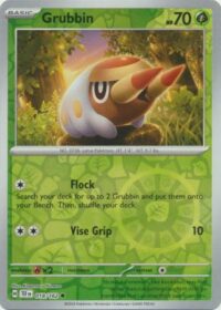 Grubbin - 018/162 - Common Reverse Holo - Inglés