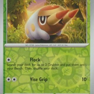 Grubbin - 018/162 - Common Reverse Holo - Inglés