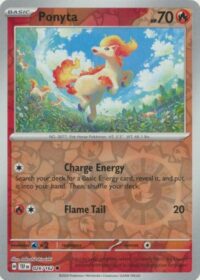 Ponyta - 026/162 - Common Reverse Holo - Inglés