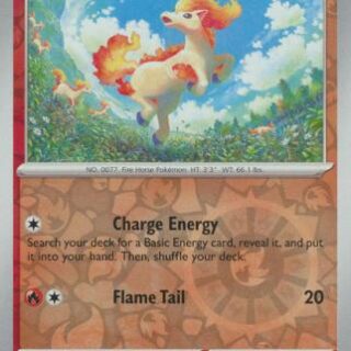 Ponyta - 026/162 - Common Reverse Holo - Inglés