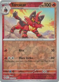 Torracat - 033/162 - Common Reverse Holo - Inglés