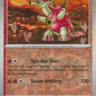 Turtonator - 035/162 - Common Reverse Holo - Inglés