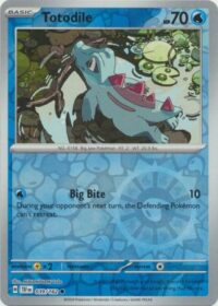 Totodile - 039/162 - Common Reverse Holo - Inglés