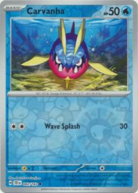 Carvanha - 042/162 - Common Reverse Holo - Inglés