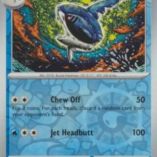 Sharpedo - 043/162 - Uncommon Reverse Holo - Inglés