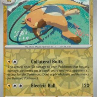 Raichu - 052/162 - Common Reverse Holo - Inglés