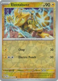 Electabuzz - 053/162 - Common Reverse Holo - Inglés