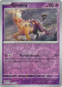 Girafarig - 066/162 - Common Reverse Holo - Inglés