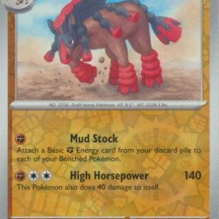Mudsdale - 092/162 - Uncommon Reverse Holo - Inglés