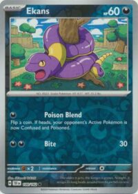 Ekans - 100/162 - Common Reverse Holo - Inglés