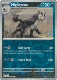 Mightyena - 106/162 - Common Reverse Holo - Inglés