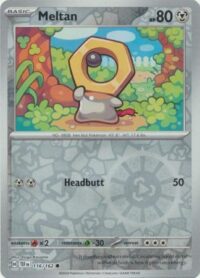 Meltan - 116/162 - Common Reverse Holo - Inglés