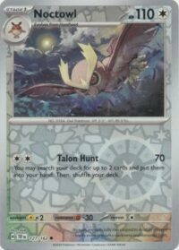 Noctowl - 127/162 - Common Reverse Holo - Inglés