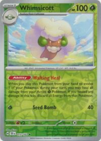 Whimsicott - 015/162 - Holo Rare Reverse Holo - Inglés