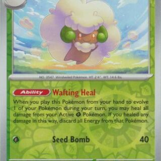 Whimsicott - 015/162 - Holo Rare Reverse Holo - Inglés