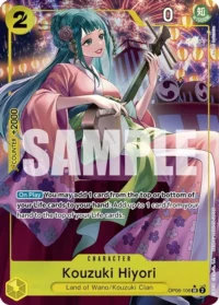 Kouzuki Hiyori (Alternate Art) - OP06-106 - SR