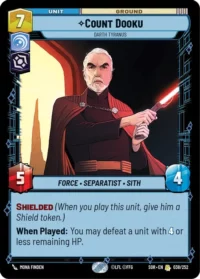 Count Dooku - Darth Tyranus - 038/252 - Rare - inglés (foil)