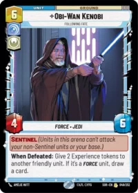Obi-Wan Kenobi - Following Fate - 049/252 - Rare - Inglés