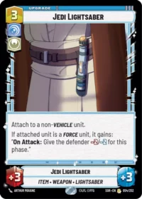 Jedi Lightsaber - 054/252 - Rare - inglés