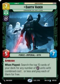 Darth Vader - Commanding the First Legion - 087/252 - Legendary - inglés (Foil)