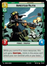 Homestead Militia (Hyperspace) - 377 - Common - inglés