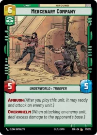 Mercenary Company - 117/252 - Common - inglés (foil)
