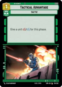 Tactical Advantage - 124/252 - Common - inglés (foil)