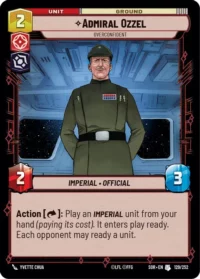 Admiral Ozzel - Overconfident - 129/252 - Uncommon - inglés
