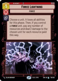 Force Lightning - 138/252 - Legendary - inglés