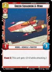Green Squadron A-Wing - 141/252 - Common - inglés (foil)