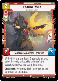 Sabine Wren - Explosives Artist - 142/252 - Uncommon - inglés (Foil)