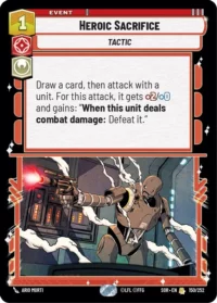Heroic Sacrifice - 150/252 - Rare - inglés (Foil)