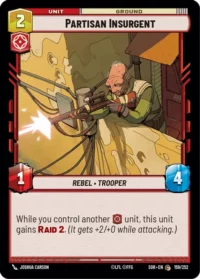 Partisan Insurgent - 159/252 - Common - inglés (foil)