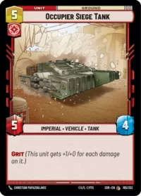Occupier Siege Tank - 165/252 - Common - inglés